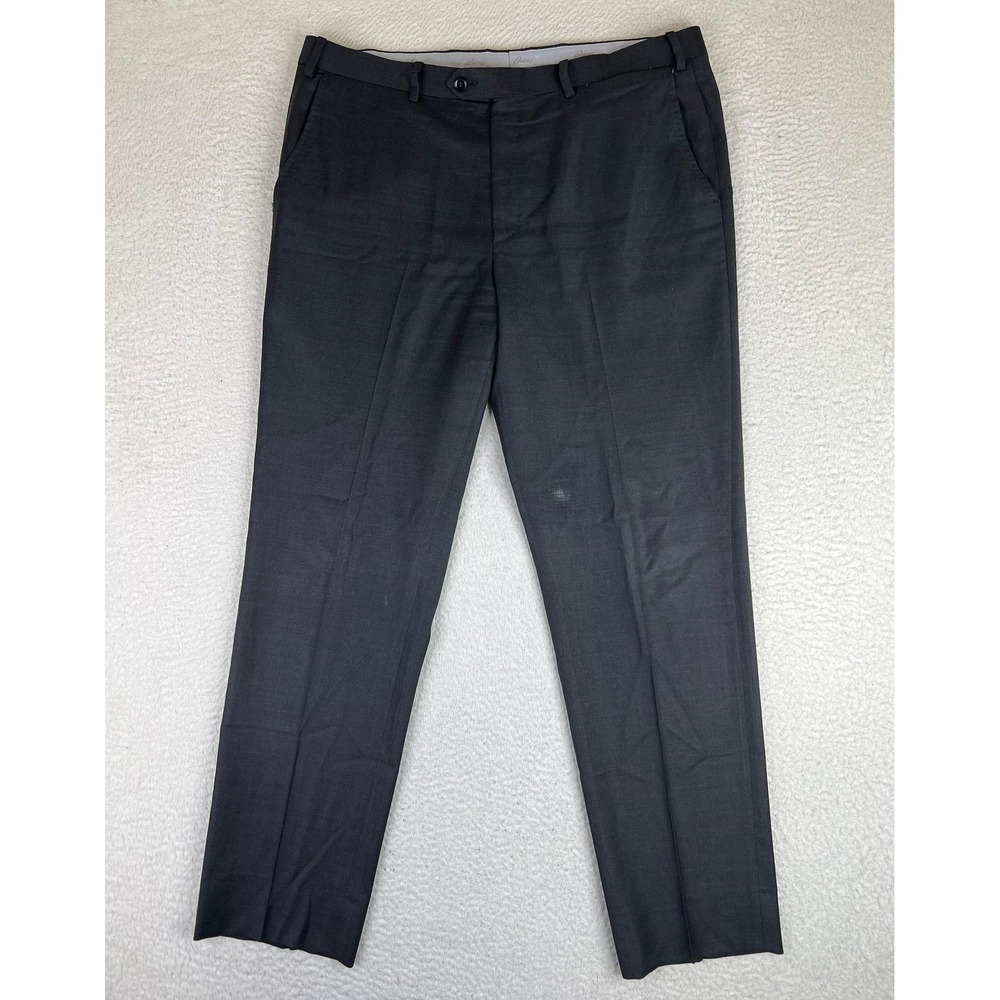 Brioni Mens Gray Wool Blend Dress Pants 36x30 Regular Fit Italy RPL60V